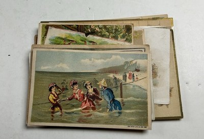 Great Atlantic Pacific Tea Co Large Victorian Trade Card Lot