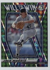 2021 Panini Mosaic Will to Win Green Mosaic Prizm Jack Morris #WTW2 HOF 9im