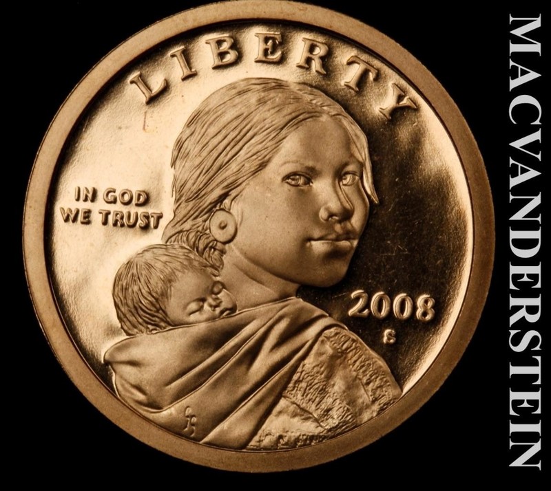 2008-S Sacagawea Dollar - Choice Gem Proof  Lustrous  No Reserve  #L6631