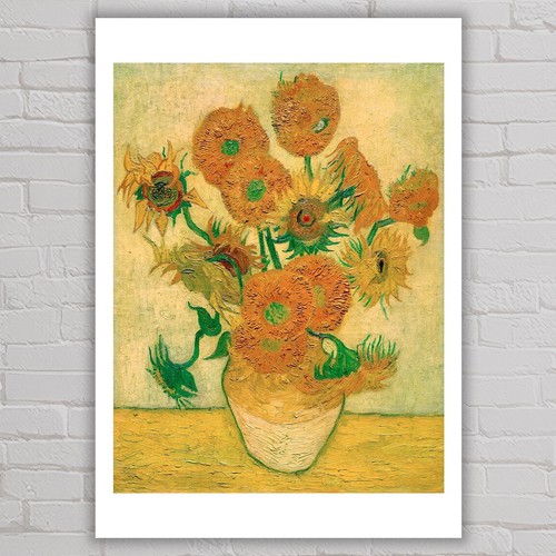 Art print Van Gogh Sunflowers giclee print poster gallery wall art flower art - Picture 6 of 11