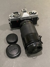 Minolta XG-1 35mm SLR Film Camera W/ Vivitar 70-200mm Zoom Lens. Working Read