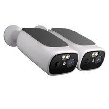 WiFi6 Dual Band Wireless Security Camera Solar Battery Powered  Outdoor camera