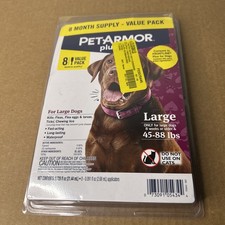 PetArmor Plus Flea  Tick Prevention for Large Dogs 45-88 Lbs 8 Month Supply
