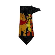 Disney Winnie The Pooh Tigger Cartoon Vintage Novelty Necktie Polyester