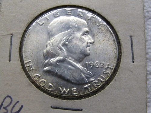 1962 90% Silver Franklin Half Dollar BU