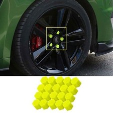 For Ford Mustang Tires Screw Cap Protective Yellow 20pcs 2015-2021 Cover Trim For Ford Mustang Tires Screw Cap Protective Yellow 20pcs 2015-2021 Cover Trim