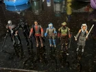 Star Wars Retro Collection Mandalorian Death Trooper Boba Fett + 3 Loose Lot