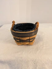 Vintage Longaberger 1998 Collector's Club Thyme Renewal Basket with Liner