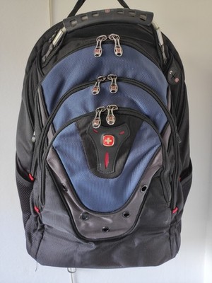 Original Wenger Laptop Rucksack IBEX 17,3'' Blau Schwarz, TOP