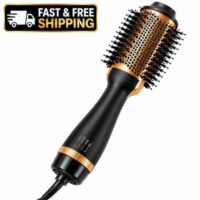 Gold Hair Dryer Brush Blow Dryer Brush in One, 4 in 1 Styling Tools Blow Dryer