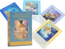 Angels of Abundance Oracle and Tarot Cards for Beginners - 44 Card Deck With ...