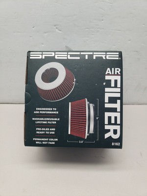 Spectre 8162 Clamp-on Cold Air Intake High-flow Air Filter - 3''/3.5'' / 4'' Inlet
