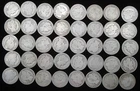 40 BARBER QUARTERS ROLL $10 FACE 90% SILVER US COIN COLLECTION NO RESERVE