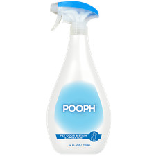 Pooph Pet Odor Eliminator Spray, 24 oz, Fragrance Free, No Harsh Chemicals