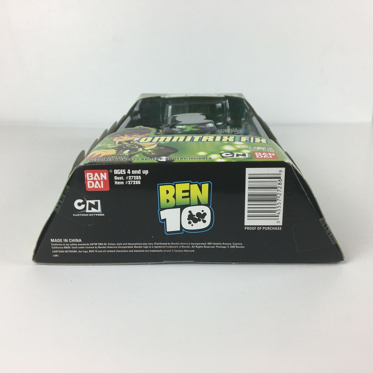 Original BEN 10 OMNITRIX FX WATCH 2005 - Bandai Unopened Packaging  45557946210