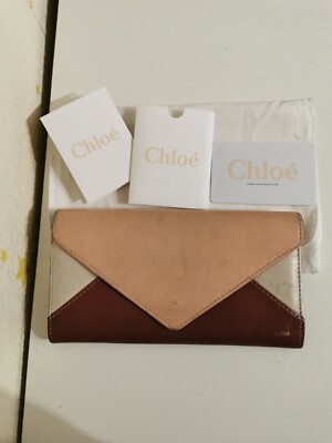 Chloé Portemonnaie Geldbeutel Leder