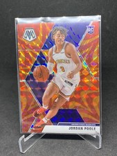 2019-20 Panini Mosaic Basketball JORDAN POOLE Orange Reactive RC WARRIORS 81524