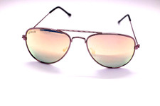 JOYFOLIE FLYNN GIRLS AVIATORS SUNGLASSES METAL LIGHT PURPLE FRAME/ PINK MIRROR