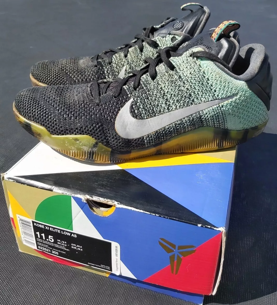 Nike Kobe 11 (XI) Elite Low All Star - Northern Lights 2016 - Size 11.5