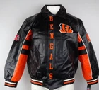 Cincinnati Bengals NFL Men's Faux Leather Jacket