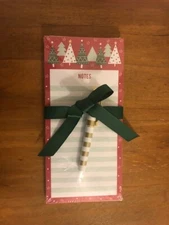 NEW Lady Jayne Ltd Christmas Tree Magnetic note pad & pen