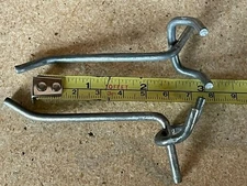 2 inch METAL Pegboard Hooks 2" - Peg or Slat wall USED SAVE - 1" wide - 50 PACK!