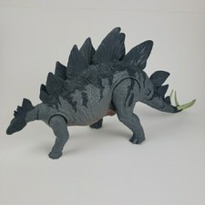 Jurassic Park World Action Attack STEGOSAURUS Mattel 2017 Action Figure Dinosaur