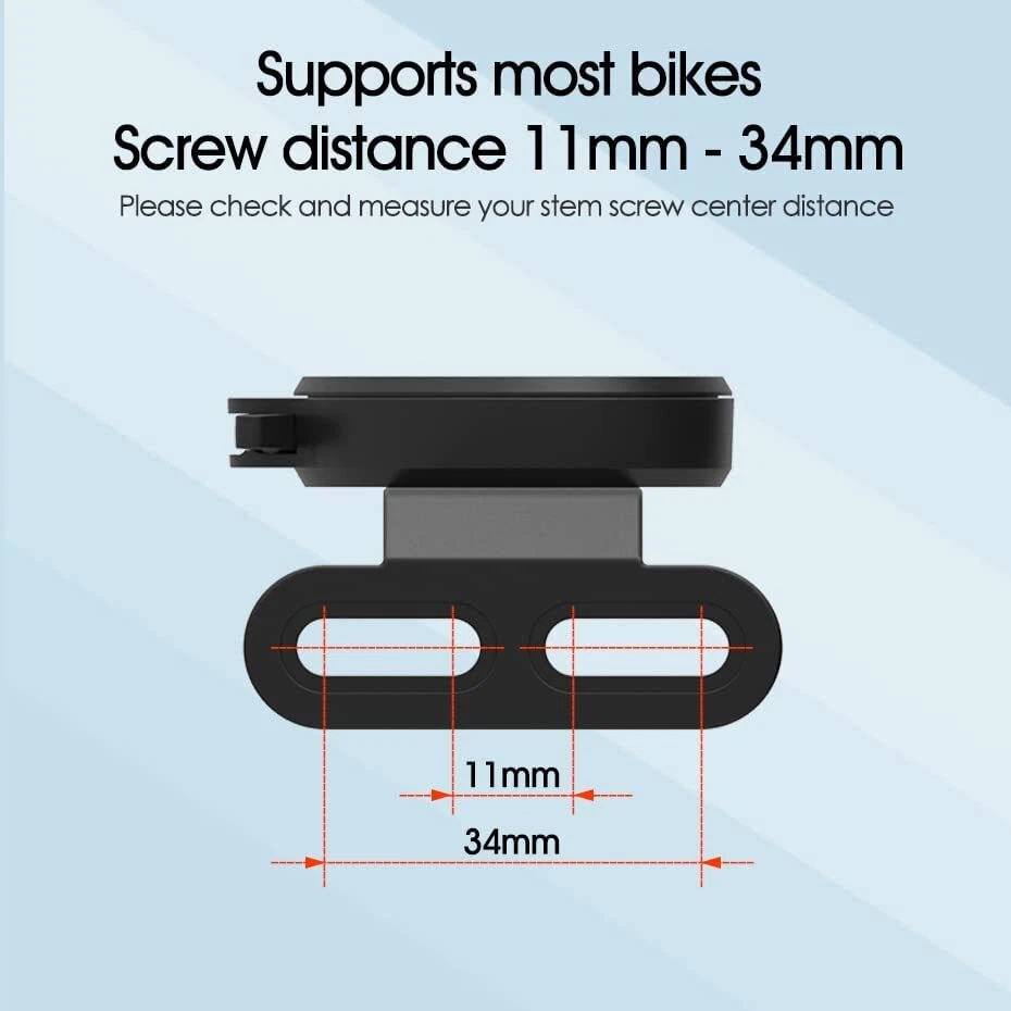 Mountain Bike Stem Phone Holder-Out Front Bicycle Mount for Action Cameras&Light - Image 4 of 4