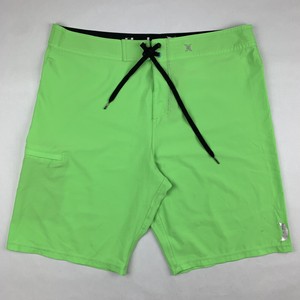 lime green boardshorts
