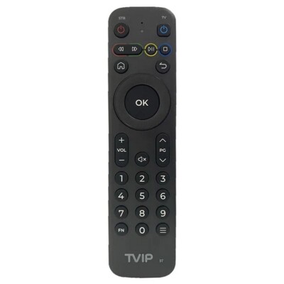 TVIP Bluetooth Fernbedienung V2 BT für TVIP S-Box v.4xx 5xx 6xx 7xx Schwarz