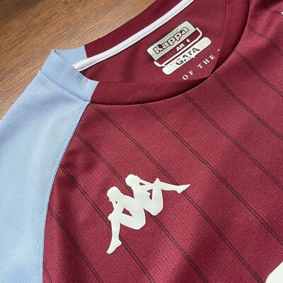 ASTON VILLA KAPPA 2020/2021 SOCCER HOME JERSEY #10 GREALISH SIZE