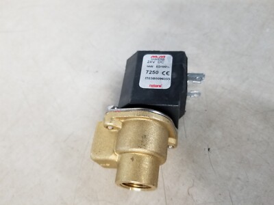 M & M D211DSU 2-way Diaphragm Solenoid Valve, G 3/8 '', Brass, Normally Closed