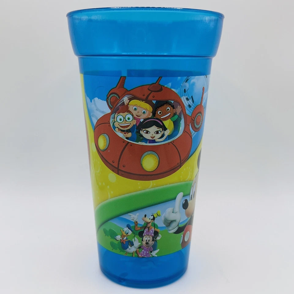 Difícil de encontrar Playhouse Disney Live 2000's Cup Tumbler Little Einstein móvil Mannie Pooh Foto 2 de 4