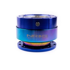 Nrg Rainbowblue Ding Sound Steering Wheel Quick Release Hub Snap Off Boss Kit