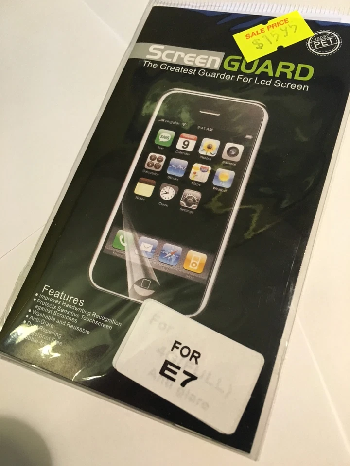 Protector Pantalla Nokia E7-00 Transparente SCG4494. Nuevo y precintado en pack. Foto 3 de 4