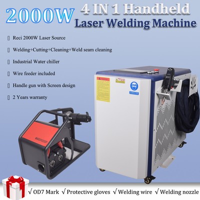 2000W RECI Laser Cutting Welding Cleaning Weld Seam Clean Welder Machine 220V