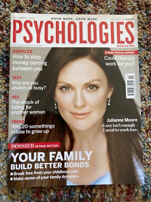 Psychologies Magazine (November 2010) - Julianne Moore - BRAND NEW