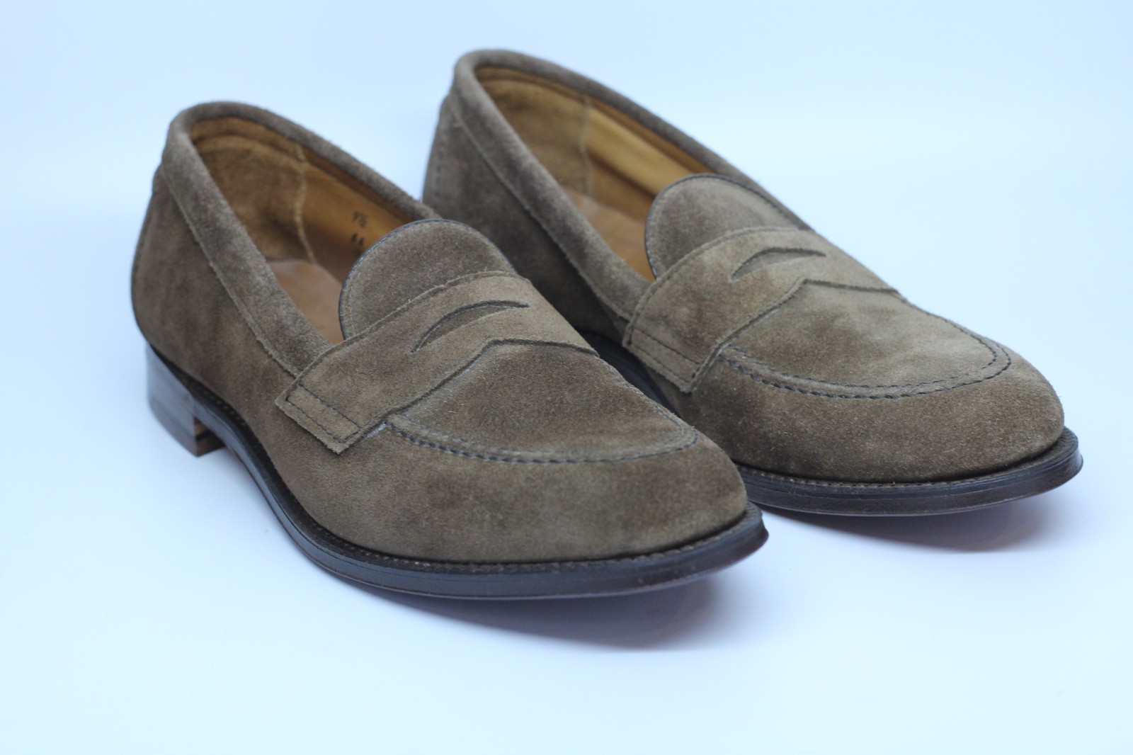 brown slip on loafers