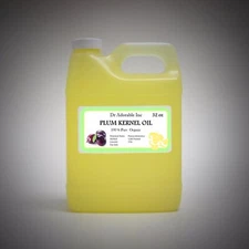 PLUM KERNEL SEED CARRIER OIL BY DR.ADORABLE 100% PURE ORGANIC  2ozUP TO 7 LB