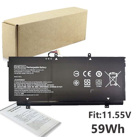 Batterie SH03XL HP Spectre X360 13-AC023DX idéale pour le télétravail