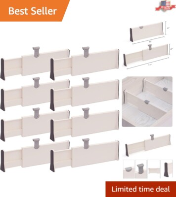Adjustable Plastic Drawer Dividers - Efficient Organization for Any Space