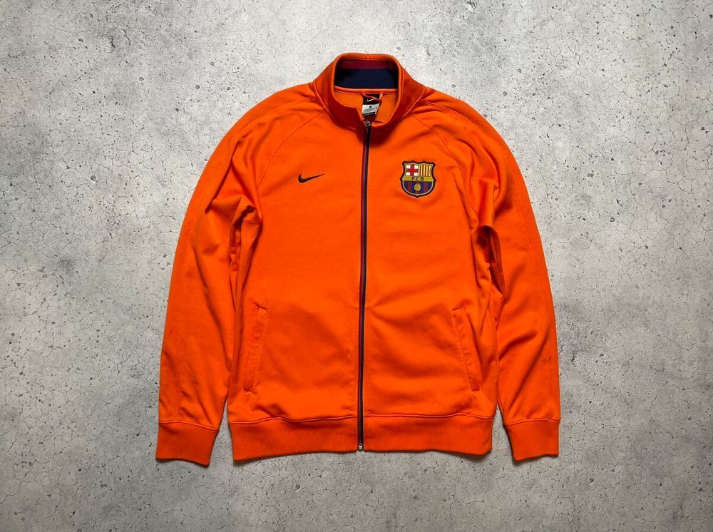 Vintage Track Jacket Zip Nike FC Barcelona Drill Swoosh Y2K | eBay