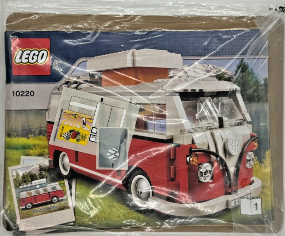 Vw T1 Camper Van Lego 10220 Istruzioni INSTRUCTIONS STICKERS LEGO