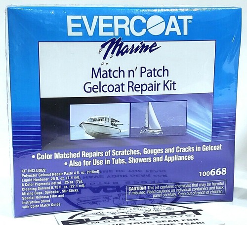 Evercoat Marine Boat ect. Match n' Patch Gelcoat Repair Kit 100668 | eBay