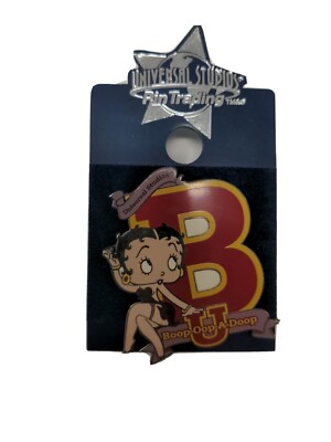 Boop U Universal Studios Pin Betty Boop U Boop-Ooop-A-Doop | eBay
