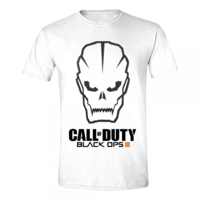 CALL OF DUTY    BLACK OPS III - SKULL WITH LOGO  T-Shirt weiß Herren Größe L
