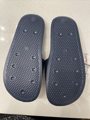 Adidas Adilette Lite sandali slide uomo blu navy/bianco FU8299 taglia 6 - Foto 4 di 5