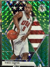 Vince Carter USA 2019-20 Panini Mosaic Green Prizm