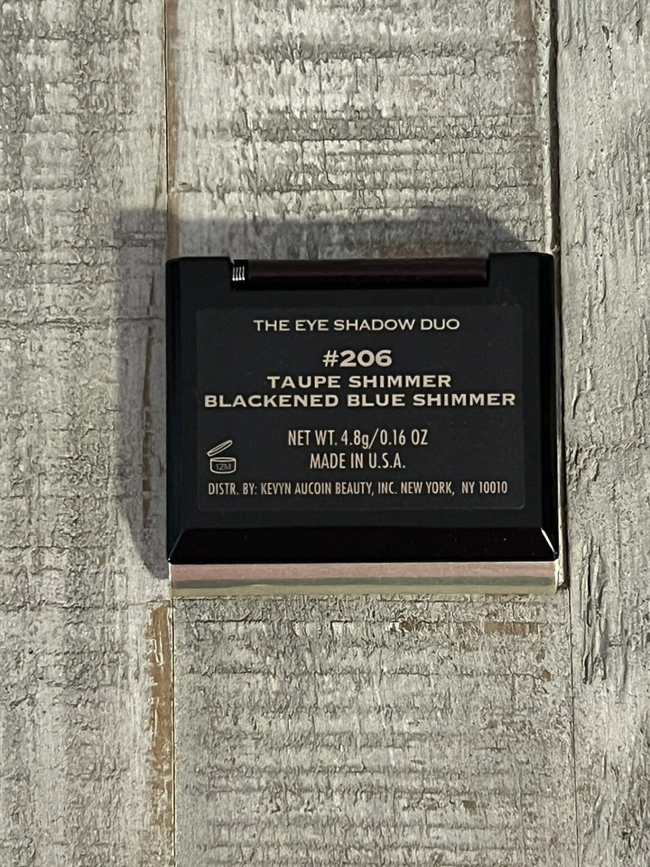 Kevyn Aucoin The Eye Shadow Duo #206 Taupe Shimmer Blackened Blue HTF! - Image 2 of 4