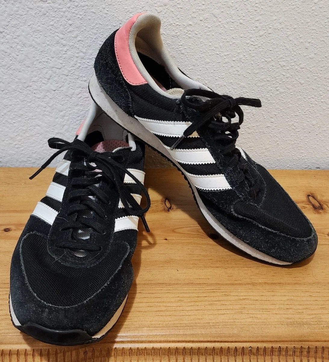 Distill Uddybe Sorg Rare Adidas Zx Racer Sneakers S32229 Black White Pink Womens Size 10 | eBay